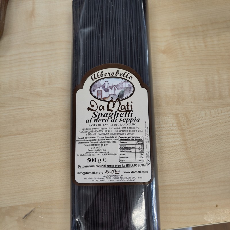 SPAGHETTI al NERO DI SEPPIA - DAMATI