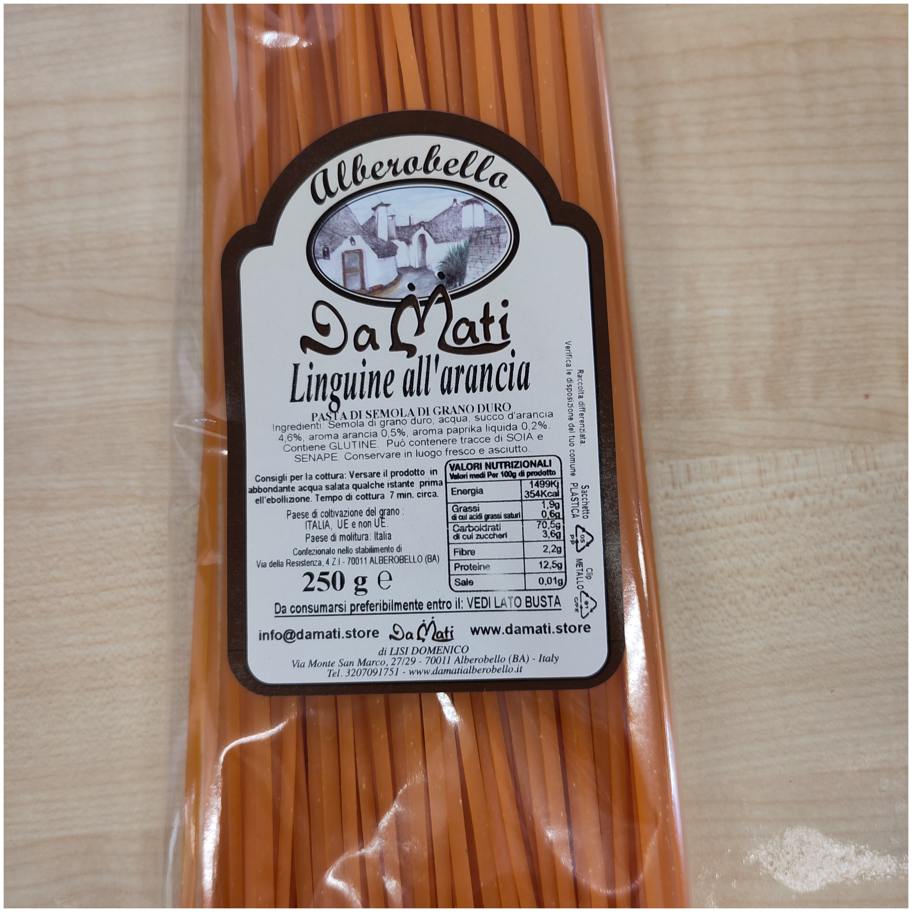LINGUINE all'ARANCIA - DAMATI