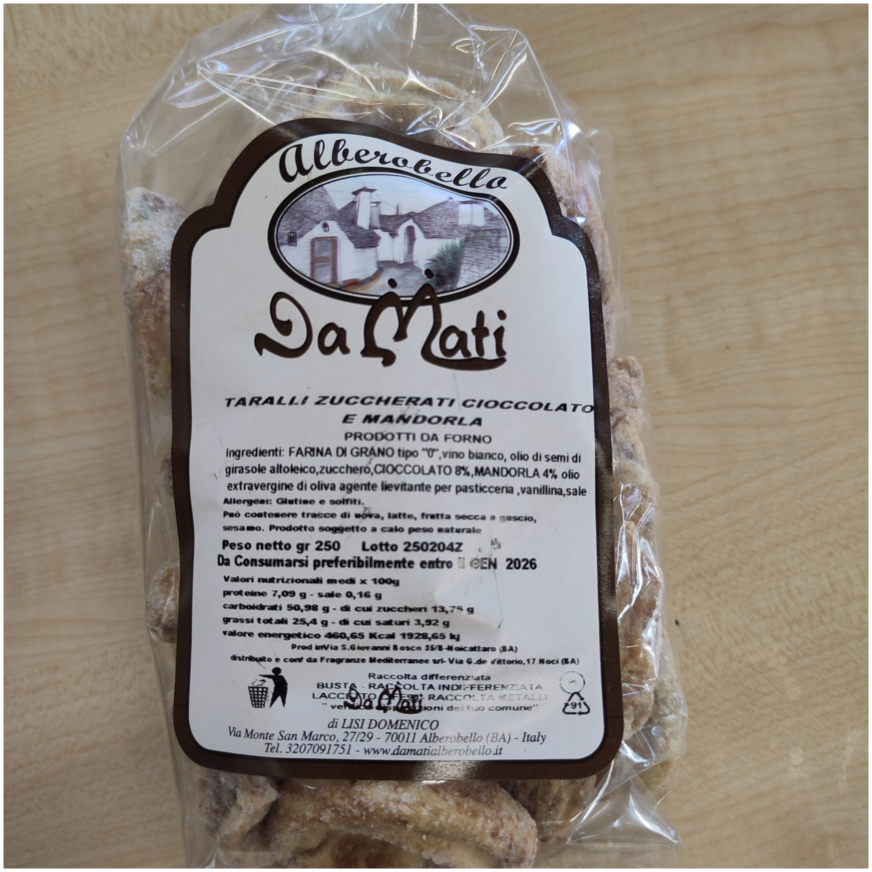 CIOCCOLATO e MANDORLA