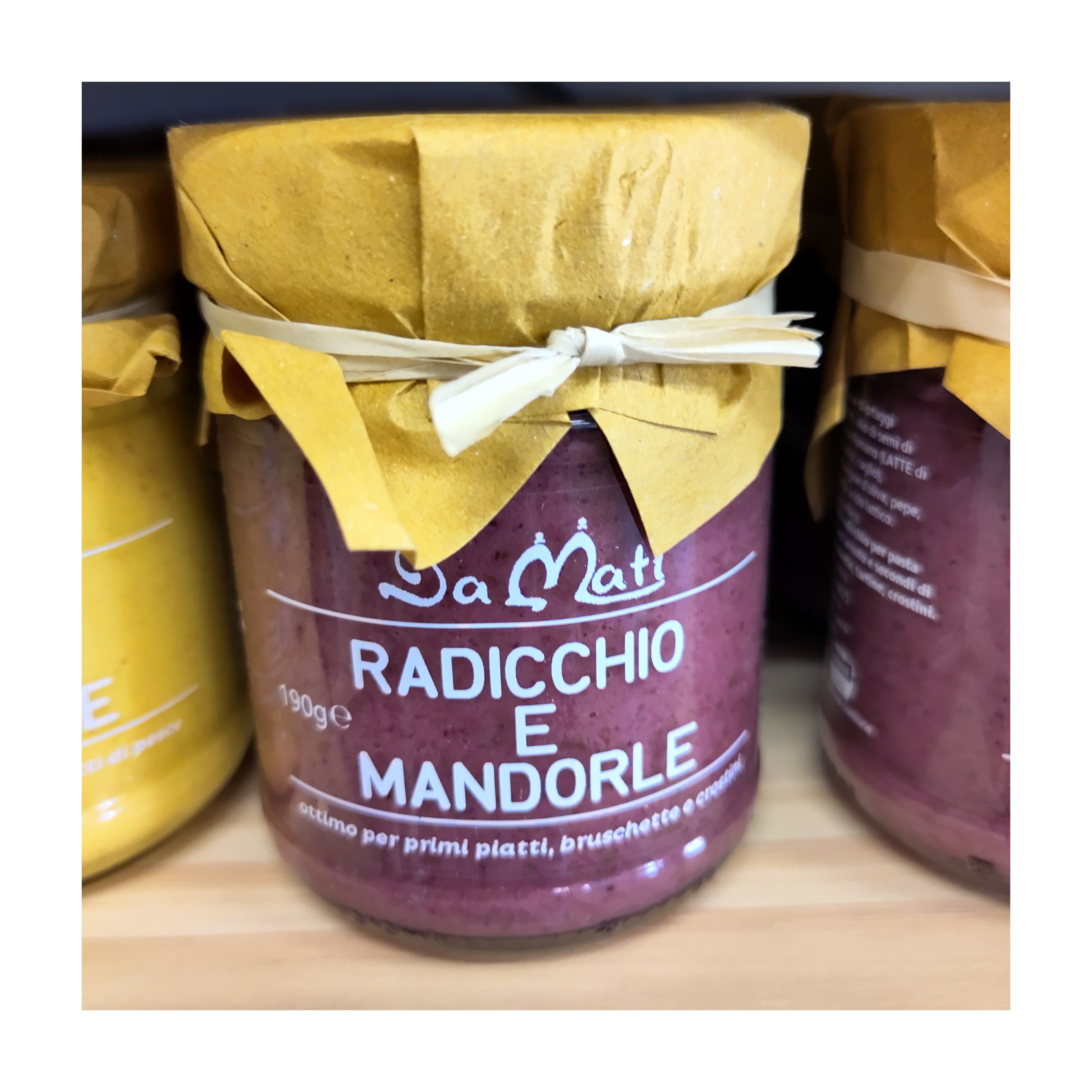 Pesto Radicchio e Mandorle DaMati | Condimento per Pasta e Bruschette