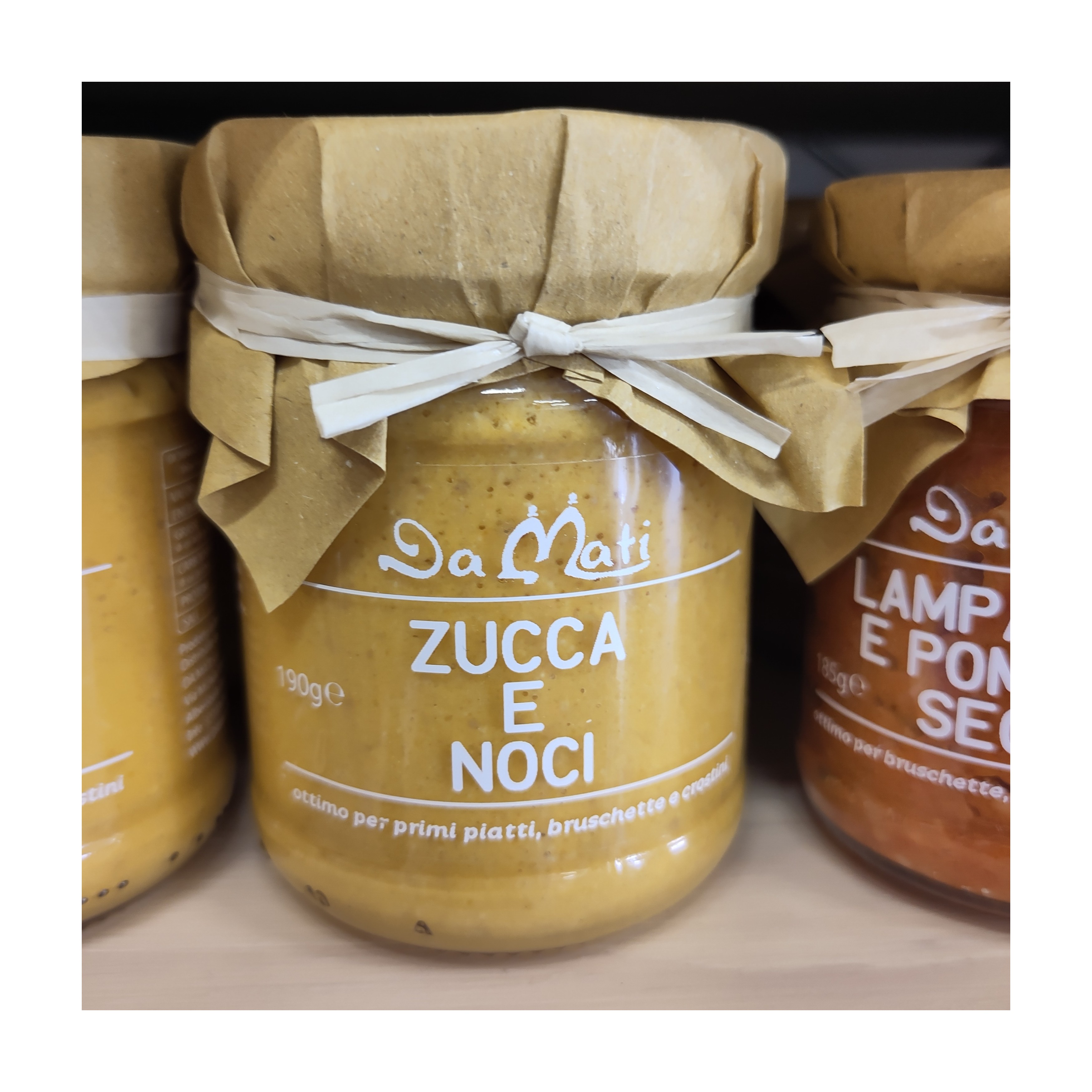 Pesto Zucca e Noci DaMati | Salsa Pronta per Pasta e Crostini