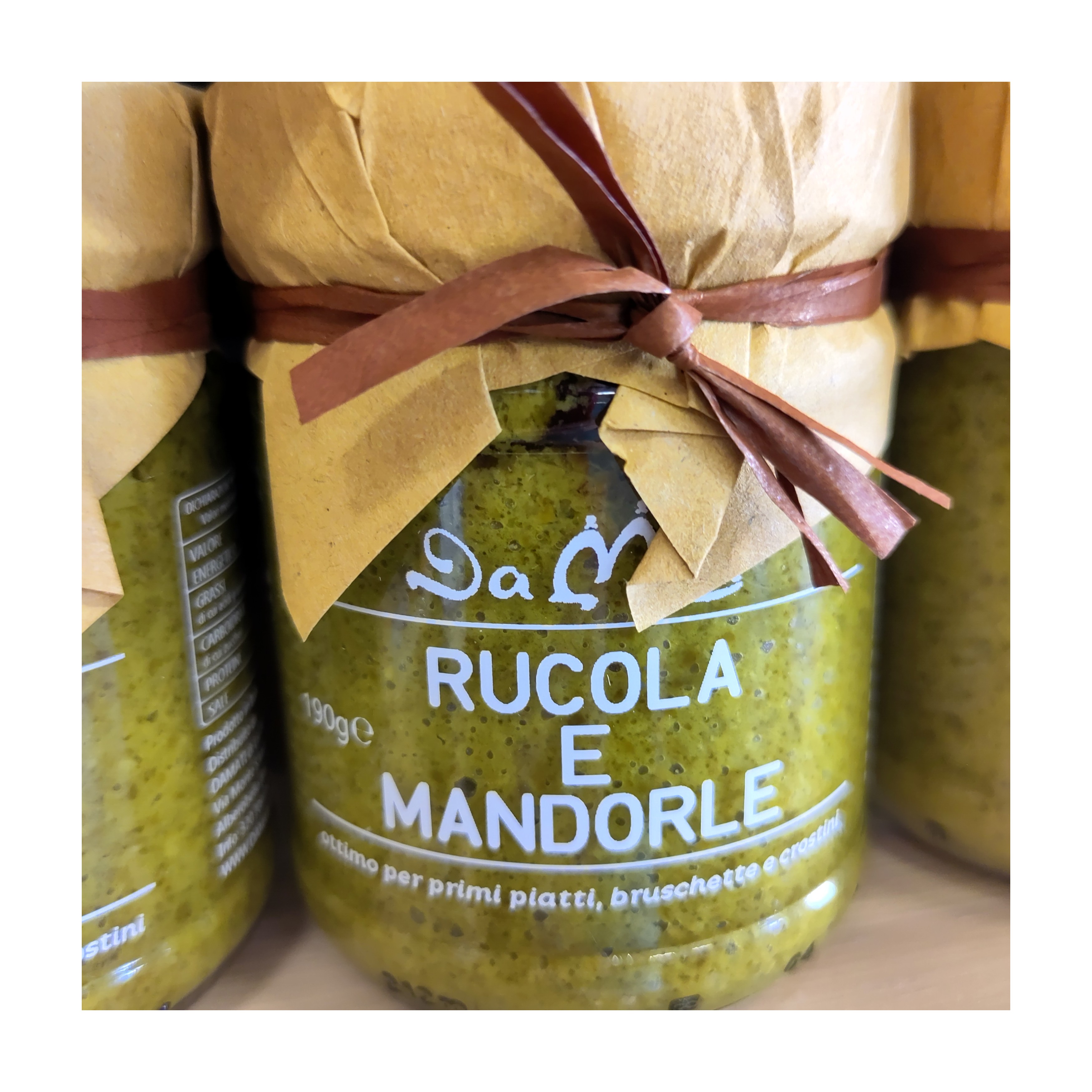 Pesto Rucola e Mandorle DaMati | Condimento Pronto per Pasta e Crostini