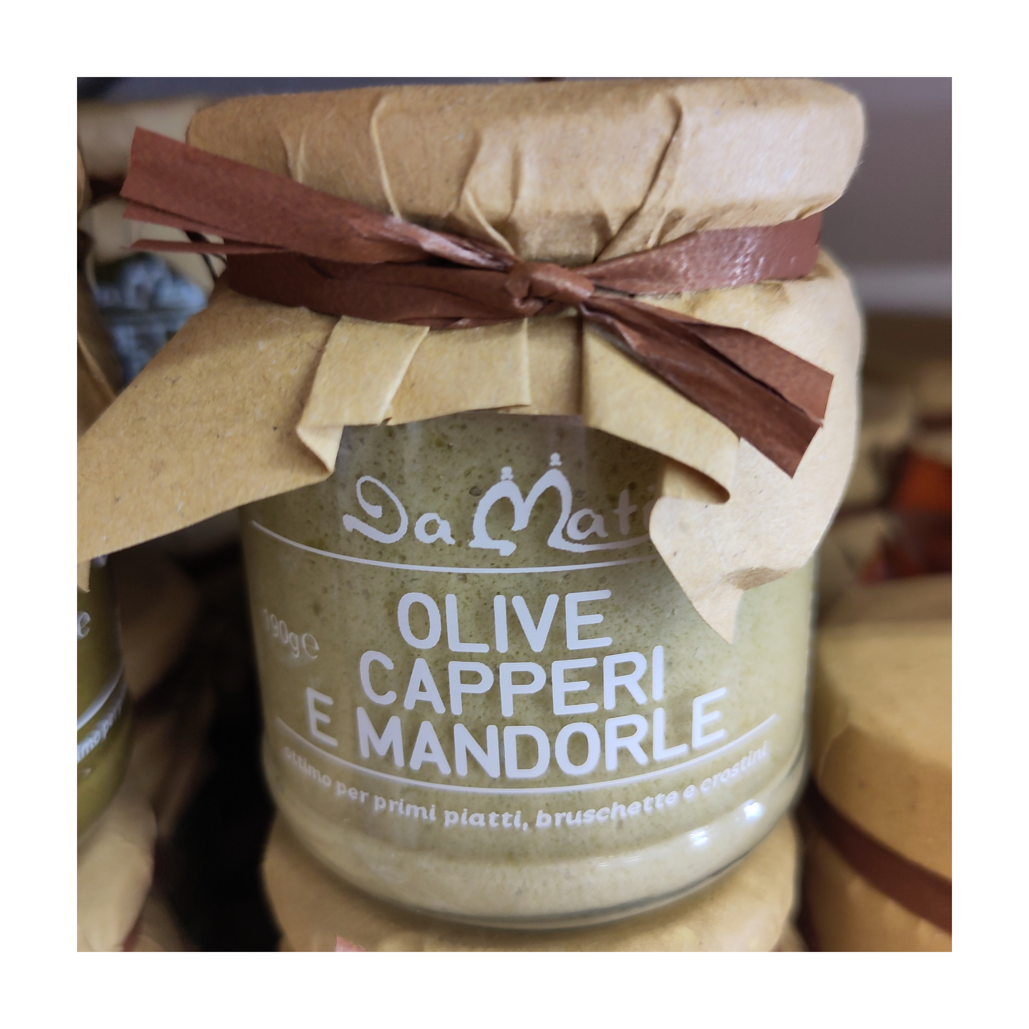 Pesto Olive, Capperi e Mandorle DaMati | Salsa per Pasta e Uova Sode