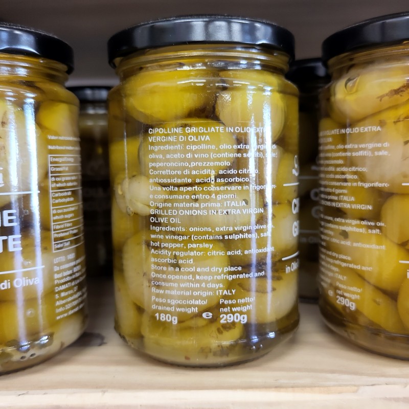 Cipolline Grigliate in Olio Extravergine | Antipasto e Contorno DaMati