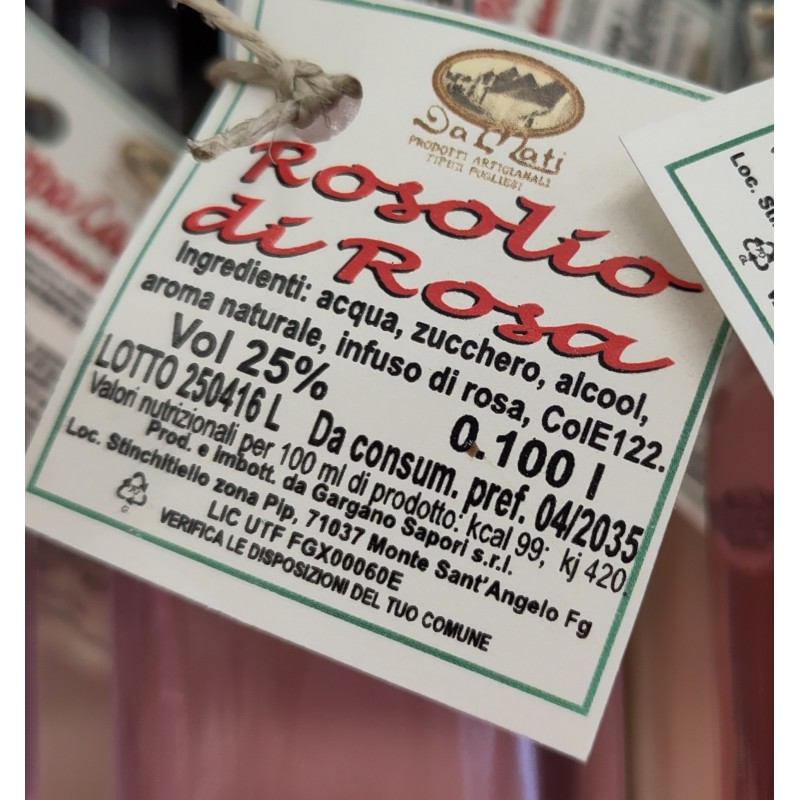 Rosolio di rosa 100ml