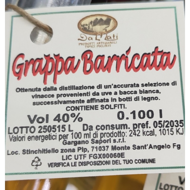 Grappa barricata
