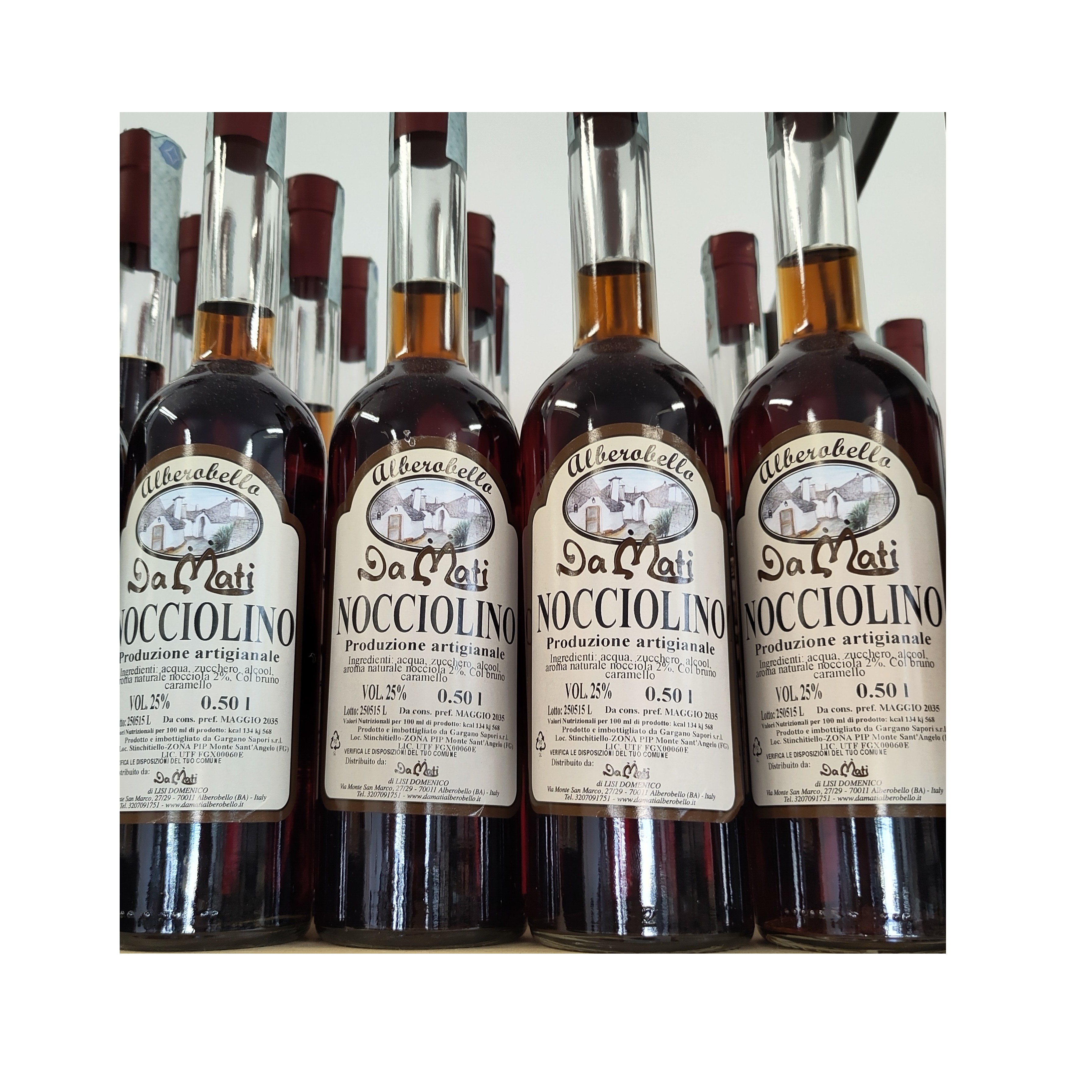 Nocciolino 500ml – Liquore Artigianale alla Nocciola | DaMati