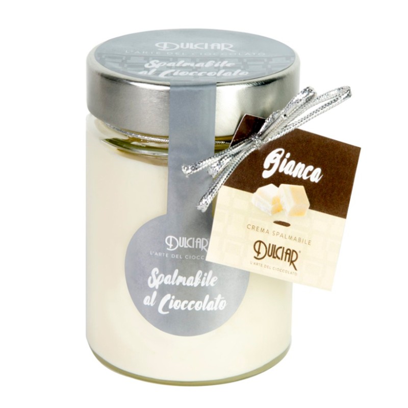 Crema Spalmabile -Cioccolato Bianco 350g | Dulciar