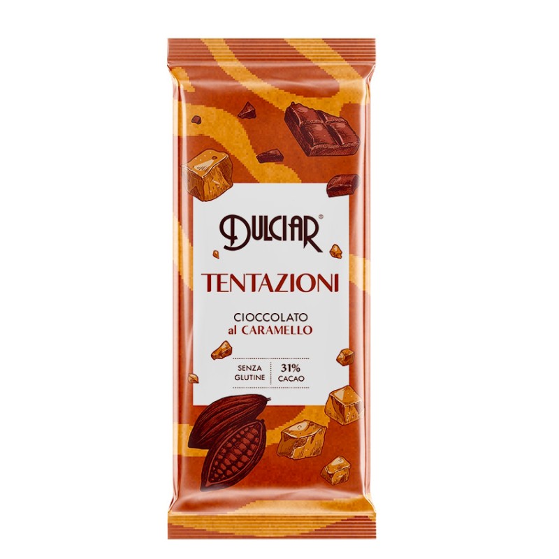 Cioccolato al Caramello 80g | Tentazione Golosa e Cremosa