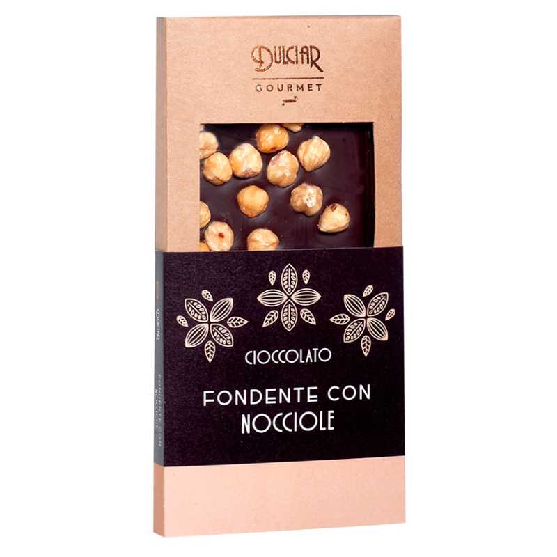 Cioccolato Gourmet con Nocciole 100g | Dulciar