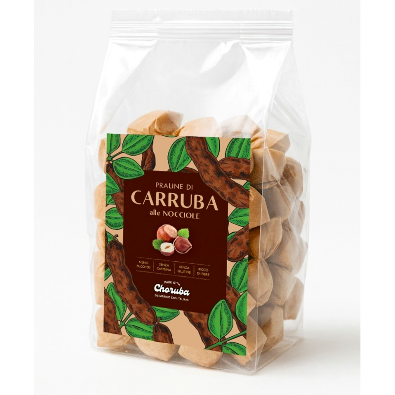 Praline di Carruba alla Nocciola 150g | Dulciar