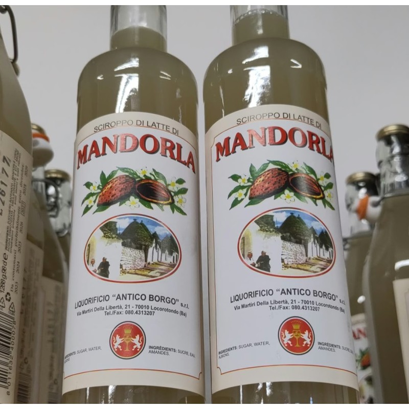 SCIROPPO DI LATTE DI MANDORLA 500ml